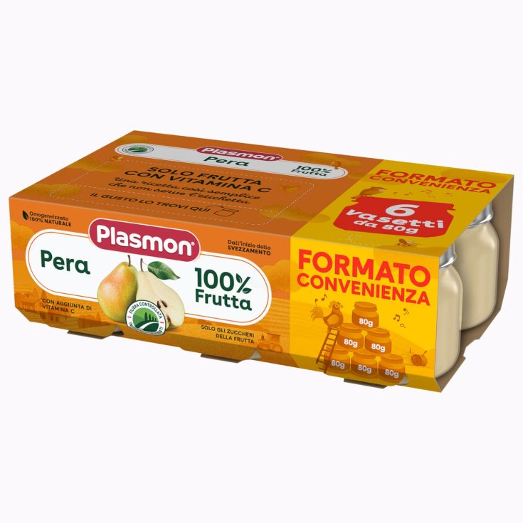 Omogeneizzato Pera Plasmon 6x80g