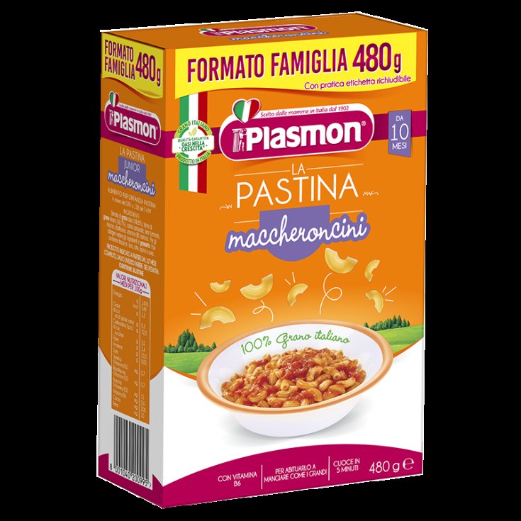 Maccheroncini&nbsp;La Pastina Plasmon 480g