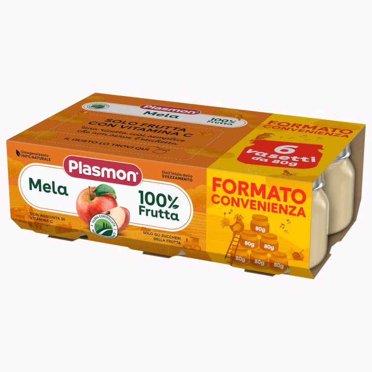 Omogeneizzato Mela Plasmon 6x80g