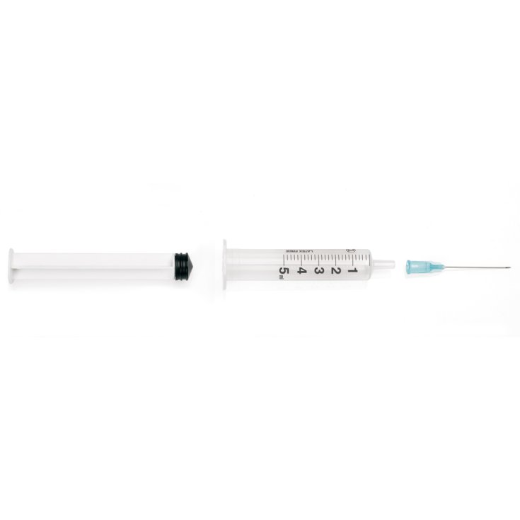 Siringa Monouso 5ml G22 Ago 12 Safety 1 Pezzo