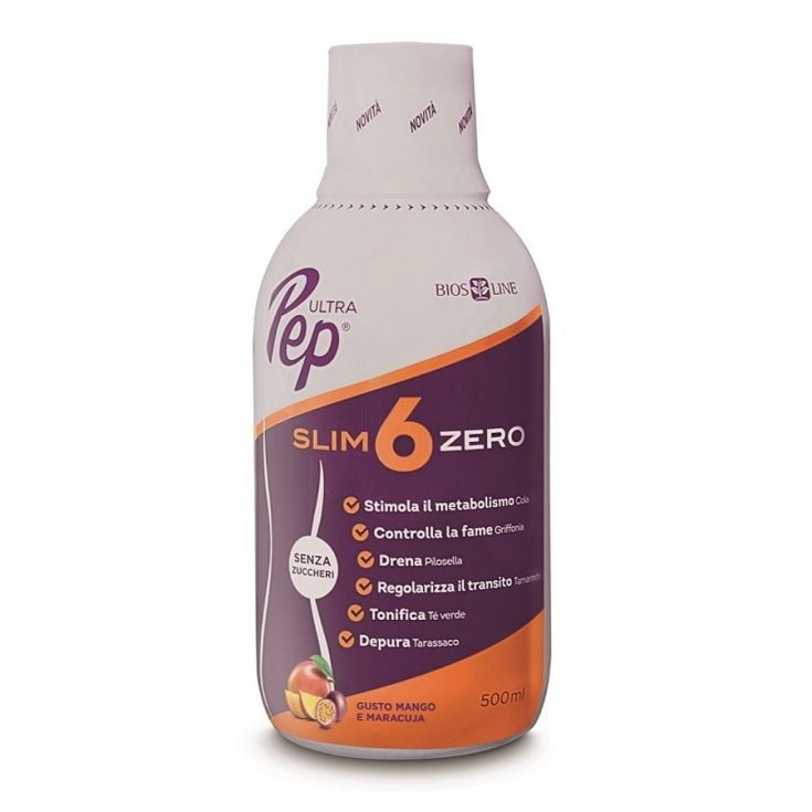 Ultra Pep Slim 6 Zero Maracuja Mango Bios Line 500ml