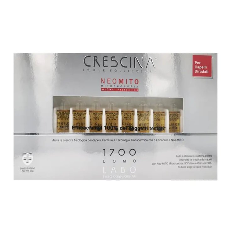 Neo Mito 1700 Uomo&nbsp;Crescina Isole Follicolari 40 Fiale