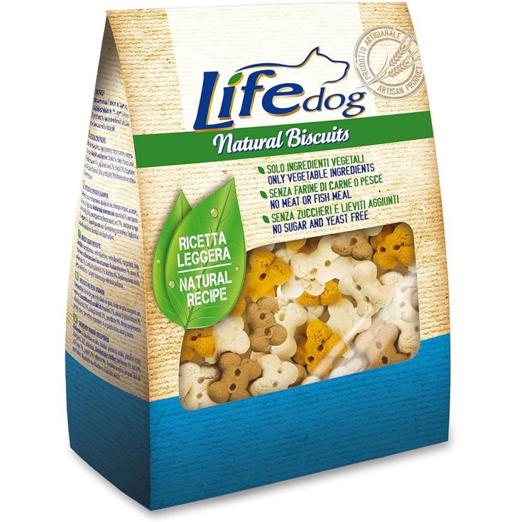 Natural Biscuits Folletti Alla Vaniglia Life Dog 500g&nbsp;