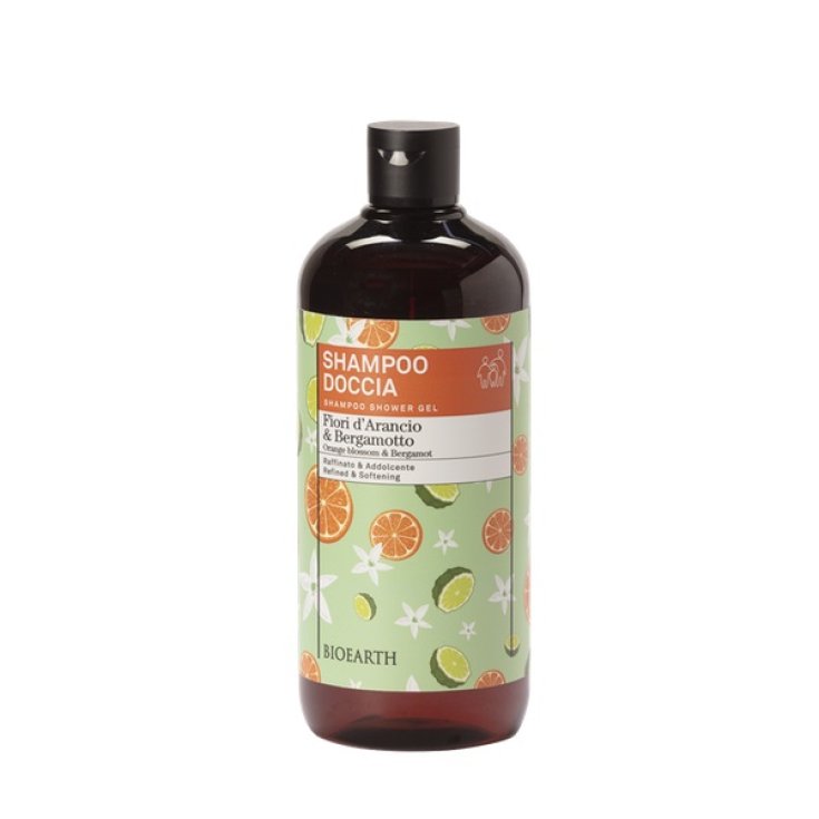 Shampoo Doccia&nbsp;Fiori d'Arancio & Bergamotto Bioearth 500ml
