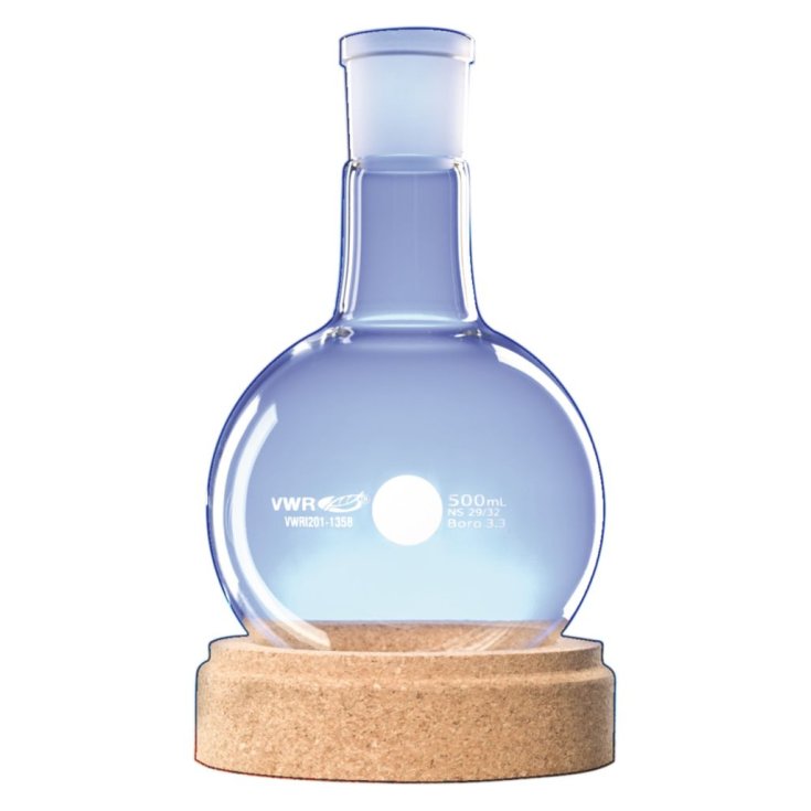 Pallone Vetro Fondo Tondo 50ml VWR&reg; 2 Pezzi