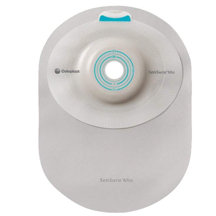 SenSura&reg; Mio Convex Soft Sacca Colostomia Maxi Trasparente 10-50mm Coloplast 10 Pezzi