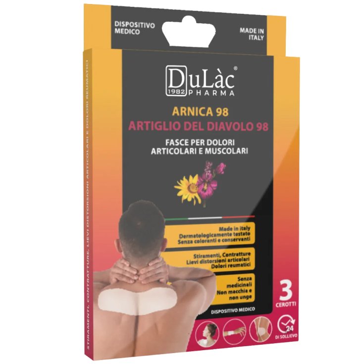 Arnica 98 Cerotto Cervicale Dulac® 3 Pezzi Arnica 98 Cerotto Cervicale Dulac® 3 Pezzi