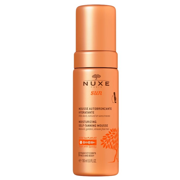 Nuxe Sun Mousse Autoabbronzante Idratante Effetto Dorato 150 ml