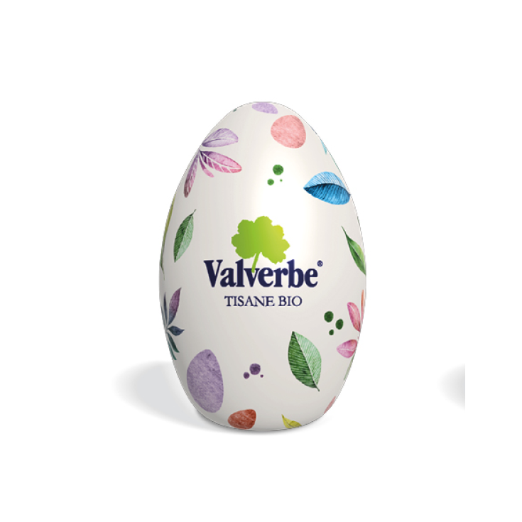 Ovetto In Latta Da Collezione Tisana ChocoArancio Valverbe Tisane Bio 8 Filtri