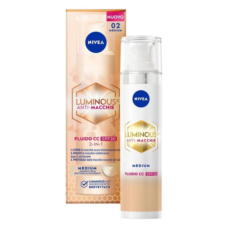 Fluido CC Anti-Macchie Medium&nbsp;02&nbsp;Luminous630&nbsp;NIVEA