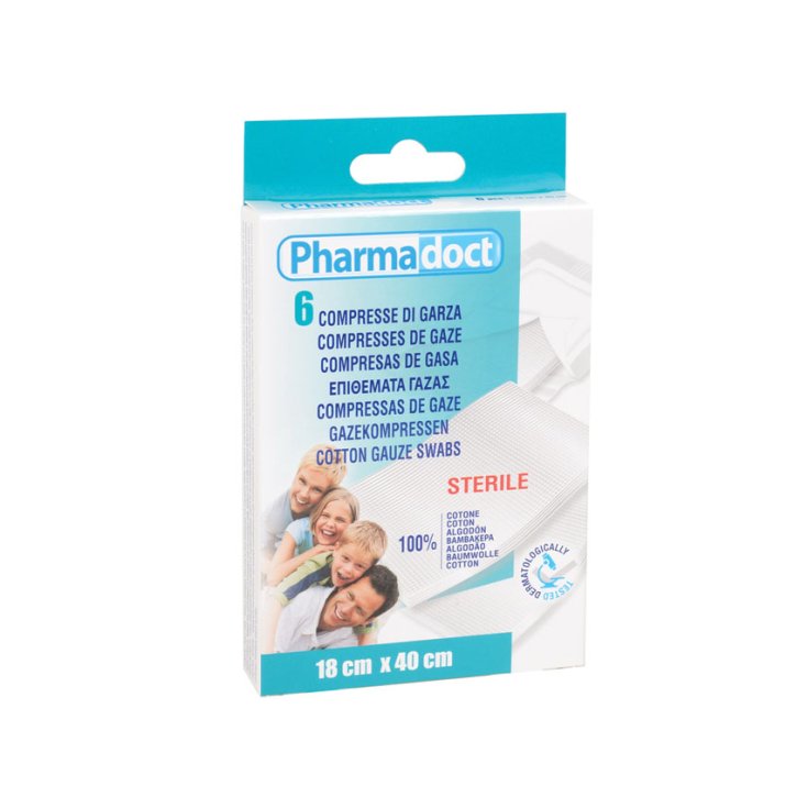 Compresse Di Garza 18x40cm PharmaDoct 6 Pezzi