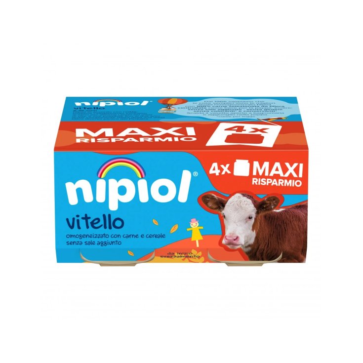 Omogeneizzato di Vitello Nipiol 4x120g