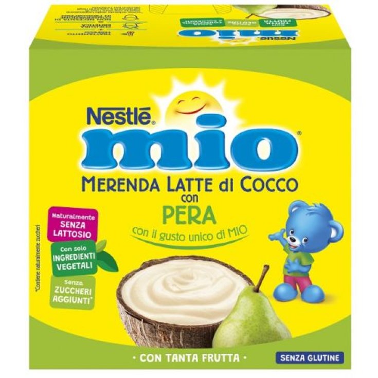 Mio Merenda Al Latte Di cocco Con Pera Nestl&egrave; 4 Pezzi