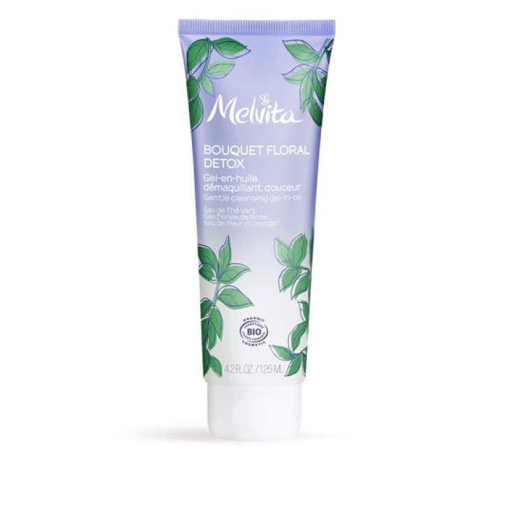 Gel-in-olio Sruccante Bouquet Floral Detox&nbsp;Melvita 125ml