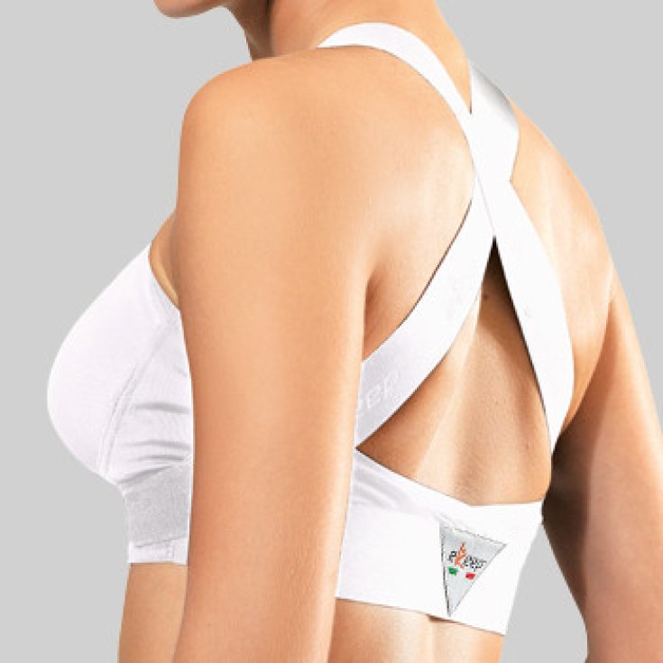 B1 Postural Bra&reg; Reggiseno Posturale Bianco 2 Plus Ekeep 1 Pezzo