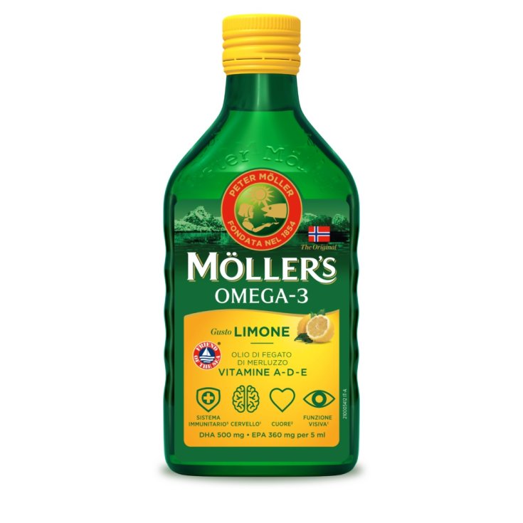 Omega 3&nbsp;Olio di Fegato di Merluzzo&nbsp;M&ouml;ller&rsquo;s 250ml