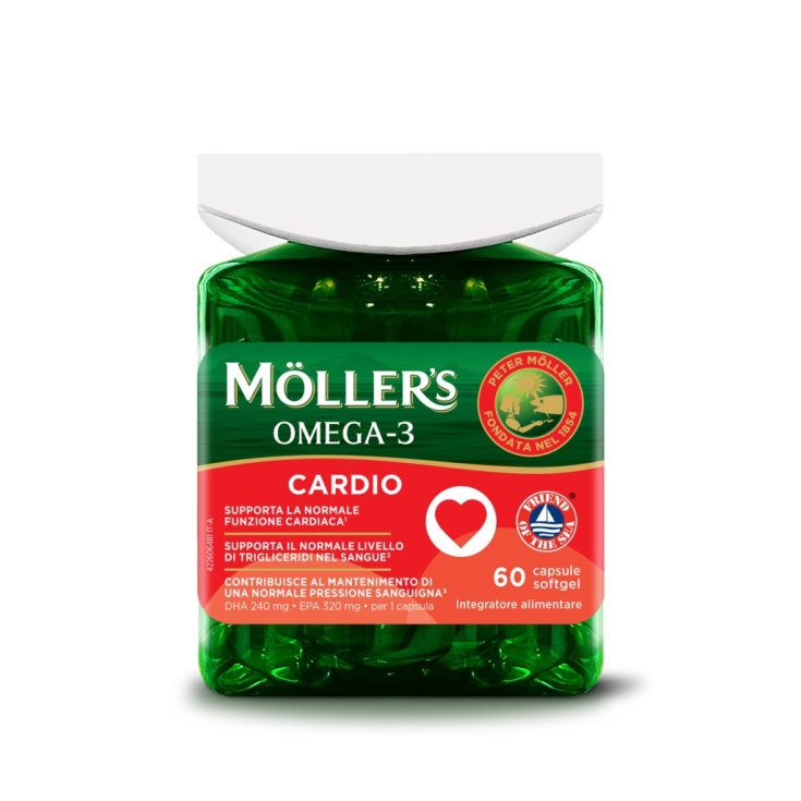 Omega 3&nbsp;Cardio&nbsp;M&ouml;ller&rsquo;s 60 Capsule