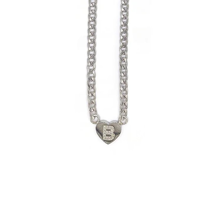 Collana Lettera B Argento&nbsp;Linea ABC MyLovly