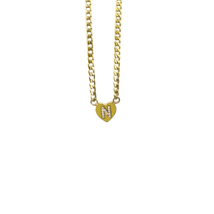Collana Lettera N Oro&nbsp;Linea ABC MyLovly