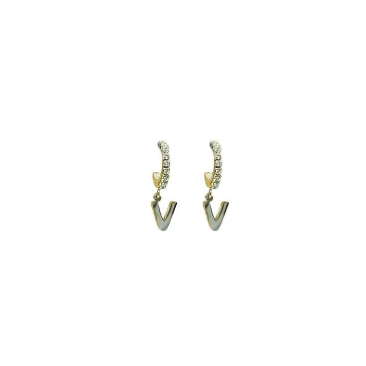 Orecchini Lettera V&nbsp;Argento Linea ABC MyLovly