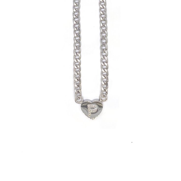 Collana Lettera P&nbsp;Argento Linea ABC MyLovly