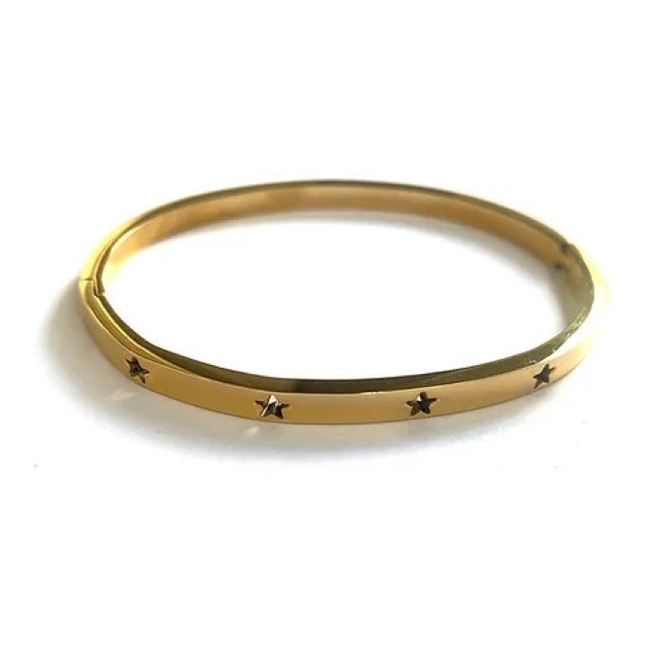 Bracciale Rigido Stelle Vuote&nbsp;Oro Collezione Sisters MyLovly