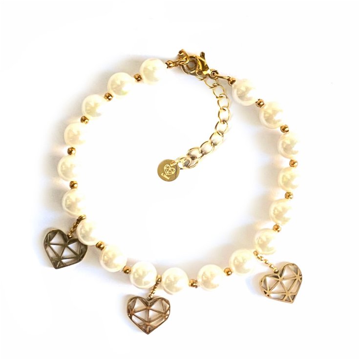 Bracciale Perle e Cuori&nbsp;Collezione Sisters MyLovly
