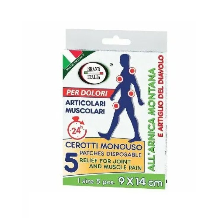 Cerotto Anti-Dolore Arnica 9x14cm 5 Pezzi