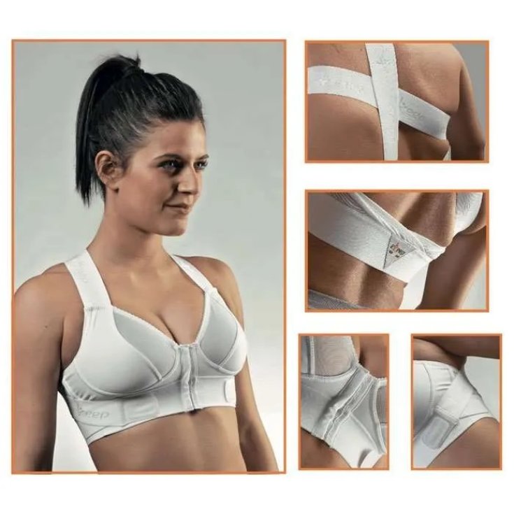 B1 Postural Bra Reggiseno Posturale Bianco Tg.4&nbsp;Plus eKeep