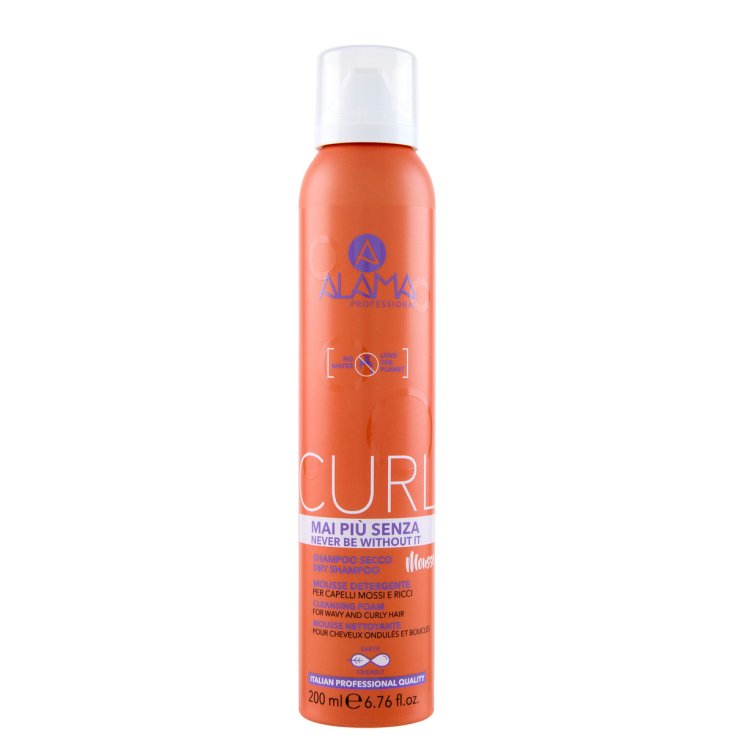 Shampoo Secco in Mousse Per Capelli Ricci  Alama 200ml