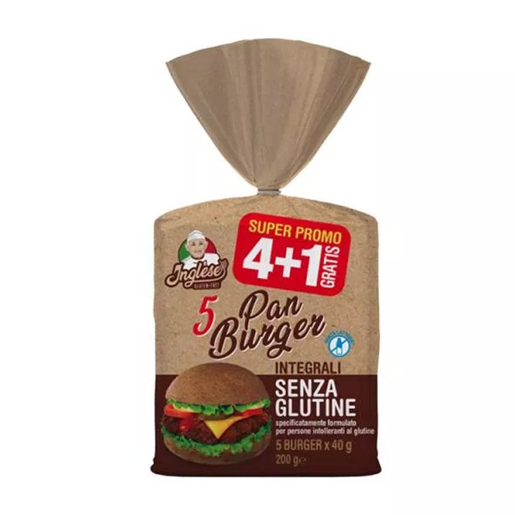 Pan Burger Integrale Inglese 5x40g