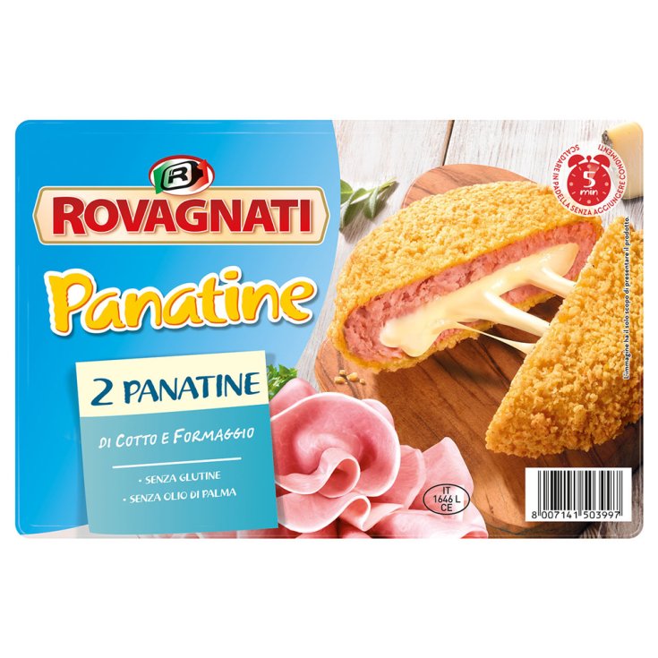 Panatine Mais Prosciutto Cotto+Formaggio Rovagnati&reg; 175g