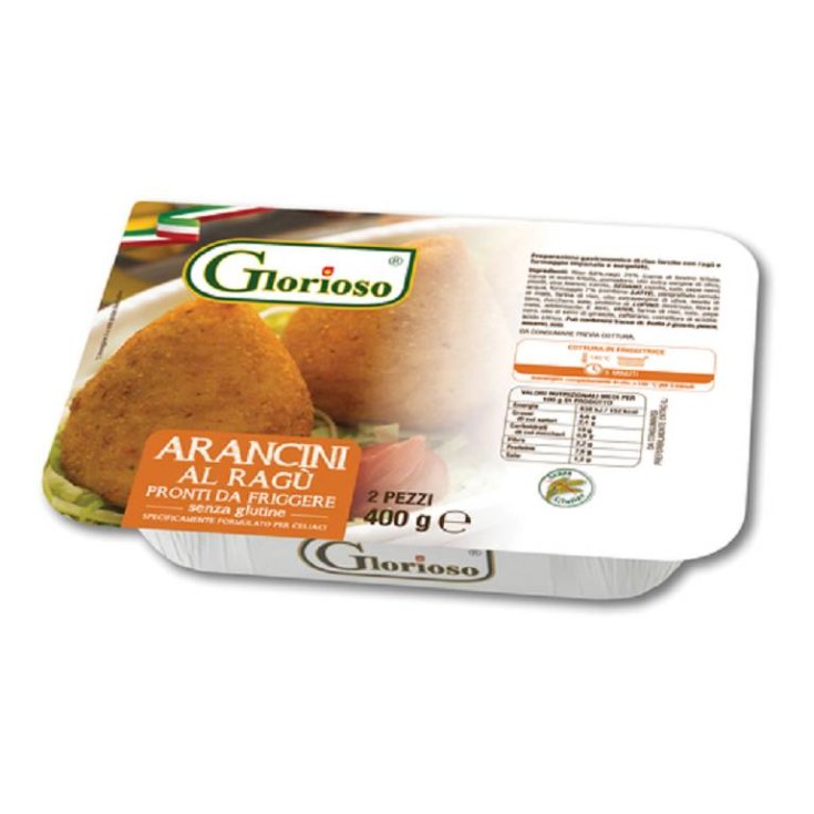Arancini al Rag&ugrave; da Friggere Surgelato Glorioso 400g