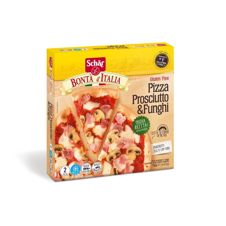 Bont&agrave; D'Italia Pizza Prosciutto E Funghi Sch&auml;r 2x350g