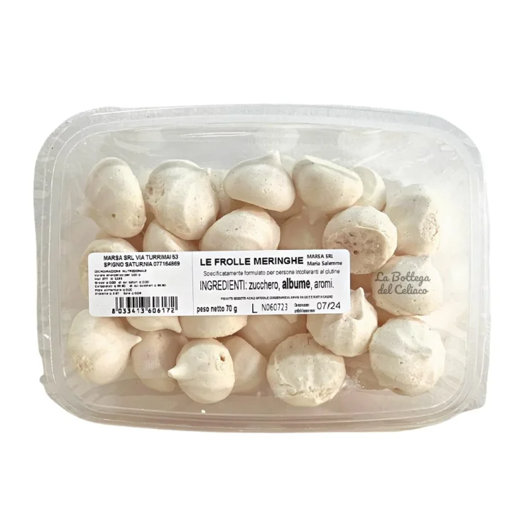 Le Frolle Meringhe Alla Nocciola Maria Salemme 70g