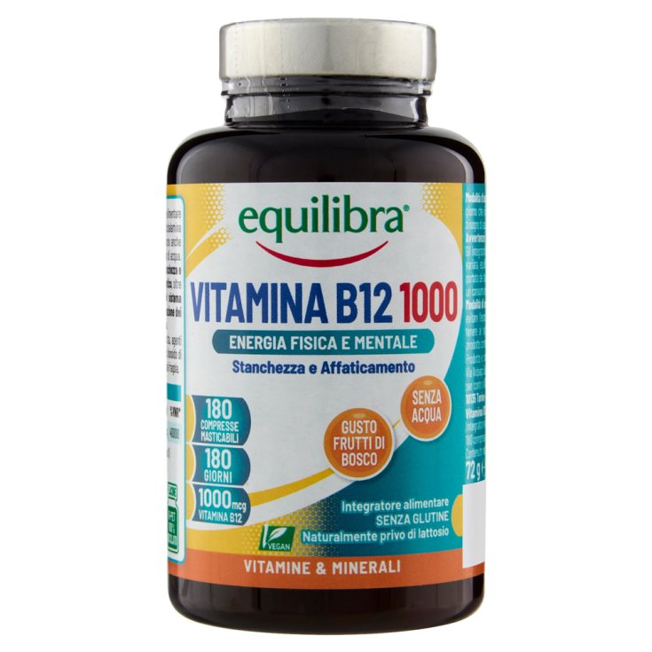 Vitamina B12 1000 Equilibra&reg; 180 Compresse