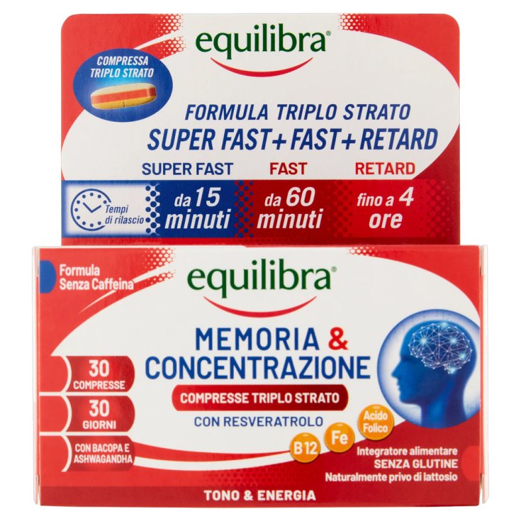 Memoria & Concentrazione Equilibra&reg; 30 Compresse