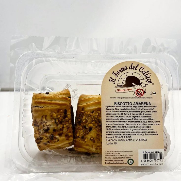 Biscotti Amarena Il Forno Del Celiaco&reg; 280g