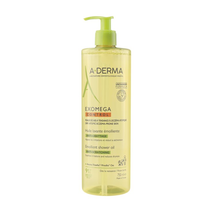 A-Derma Exomega Control Olio lavante emolliente &ldquo;anti-grattage&rdquo;, 750ml