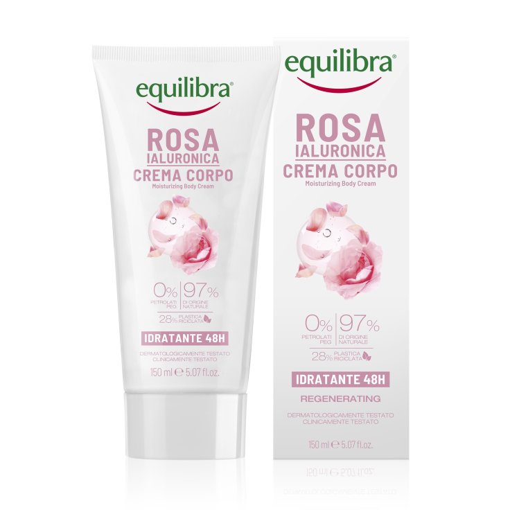 Crema Corpo Idratante 48h Rosa Ialuronica Equilibra 150ml