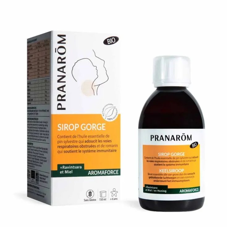 Sciroppo Gola al Miele&nbsp;Aromaforce PRANAR&Otilde;M 150ml