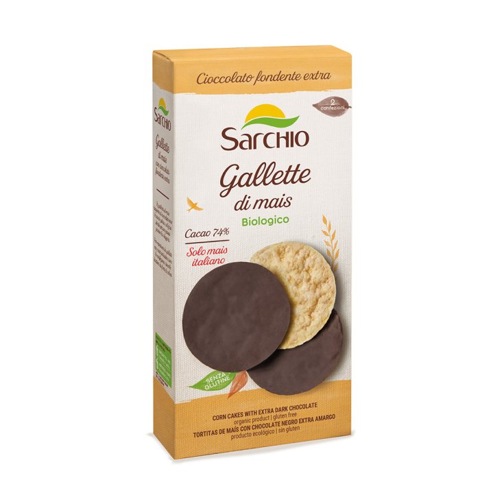 Gallette di Mais con Cioccolato Fondente Sarchio 95g