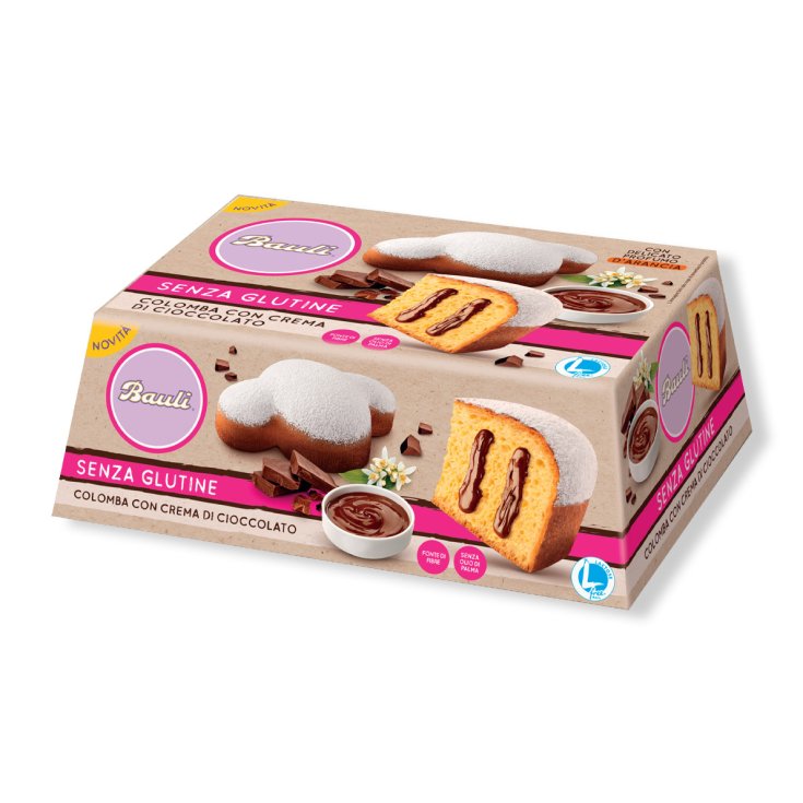 Colomba Con Crema Di Cioccolato Bauli 500g