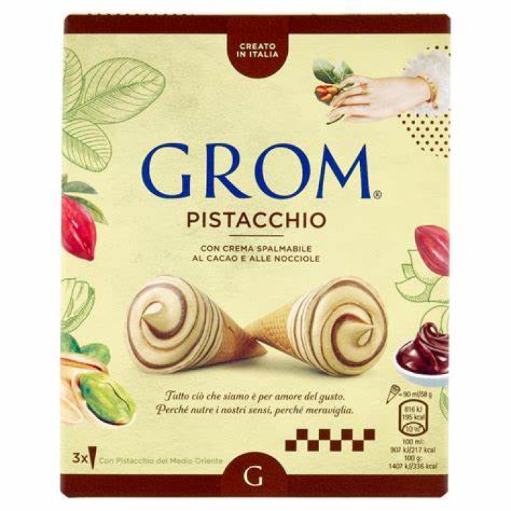 Gelato Pistacchio Grom 3 Pezzi