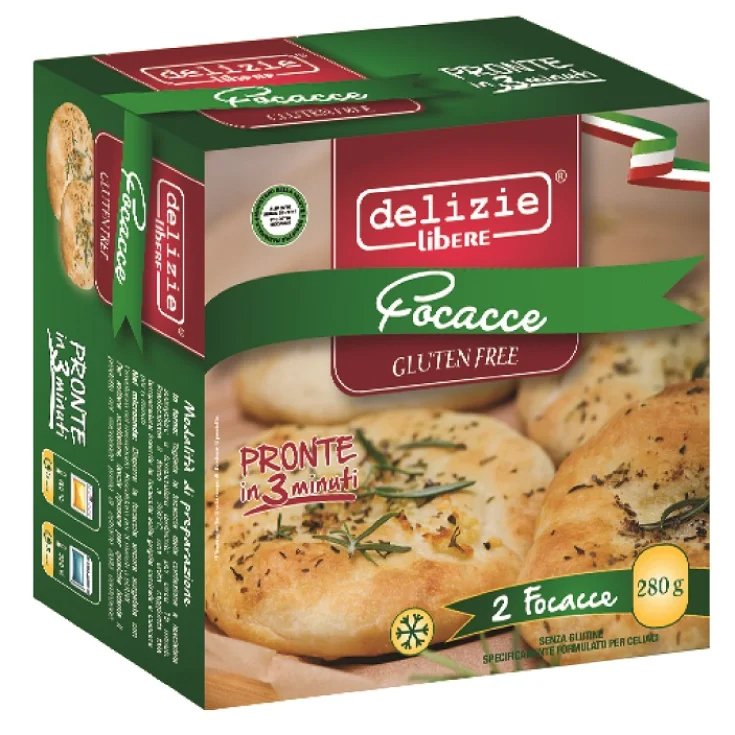 Focacce Surgelate Delizie Libere&reg; 2x140g