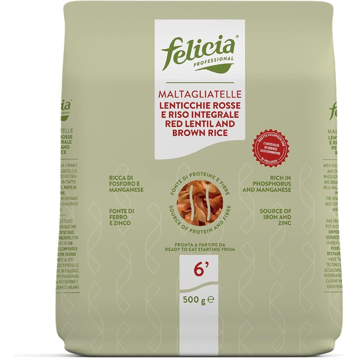 Maltagliatelle Lenticchie E Riso Felicia&reg; 500g