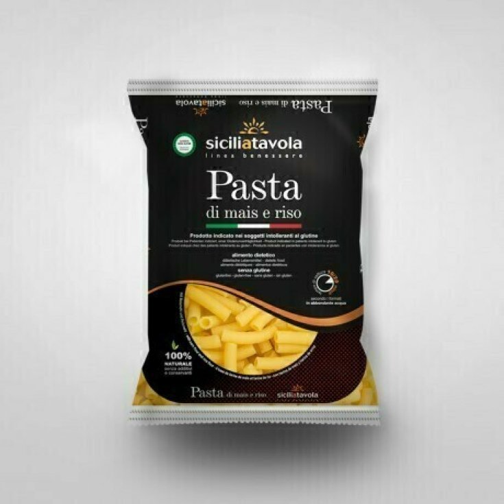 Pasta Mais E Riso Sedanini Siciliatavola 400g