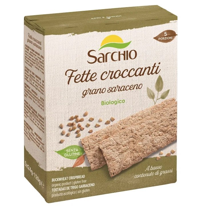 Fette Croccanti Grano Saraceno Sarchio 120g