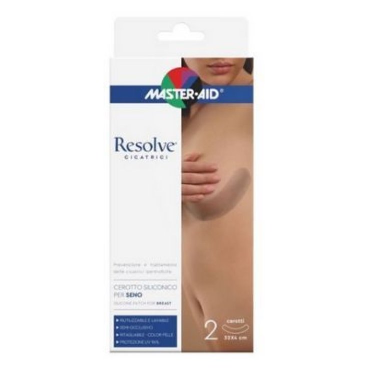 Resolve Cerotto Siliconico Seno 32x4cm Master-Aid&nbsp;2 Pezzi
