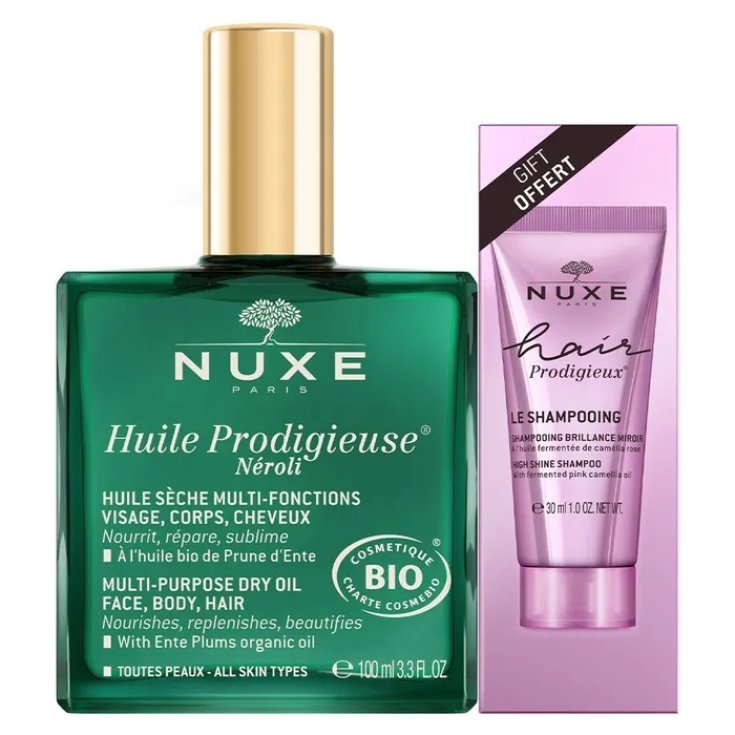 Huile Prodigieuse&nbsp;Neroli 100ml + Shampoo 30ml Nuxe